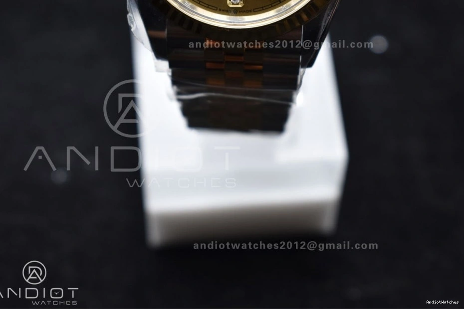 on Bracelet VR Jubilee 36 558 Diamonds Clean 904L Best YG 1:1 DateJust YG Dial Edition Versatile Steel 126233 SS 0306